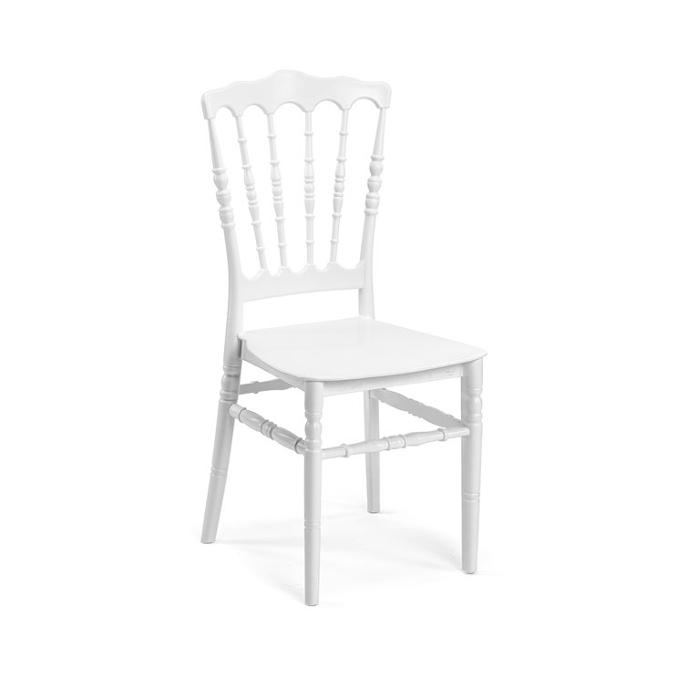 Ophelia & Co. Oconnell Windsor Back Stacking Dining Chair in White